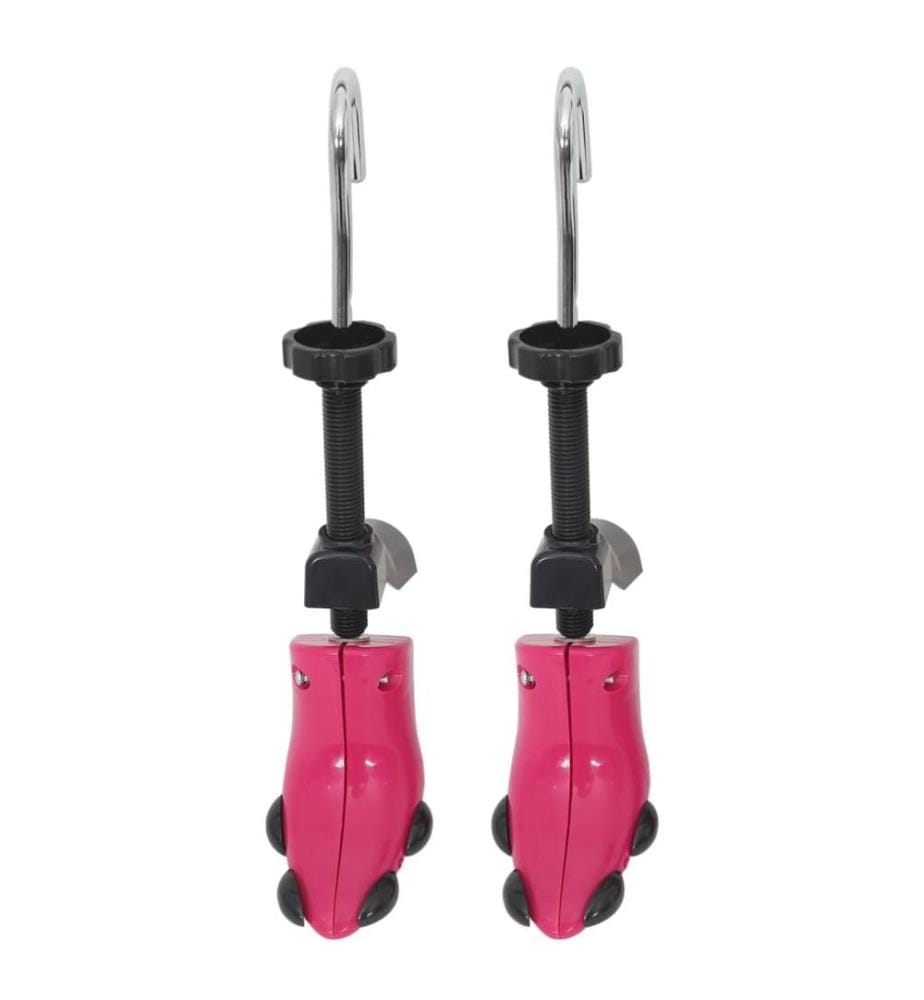 Schuhspanner mit Schuhanzieher Rosa EU 34-40 Kunststoff