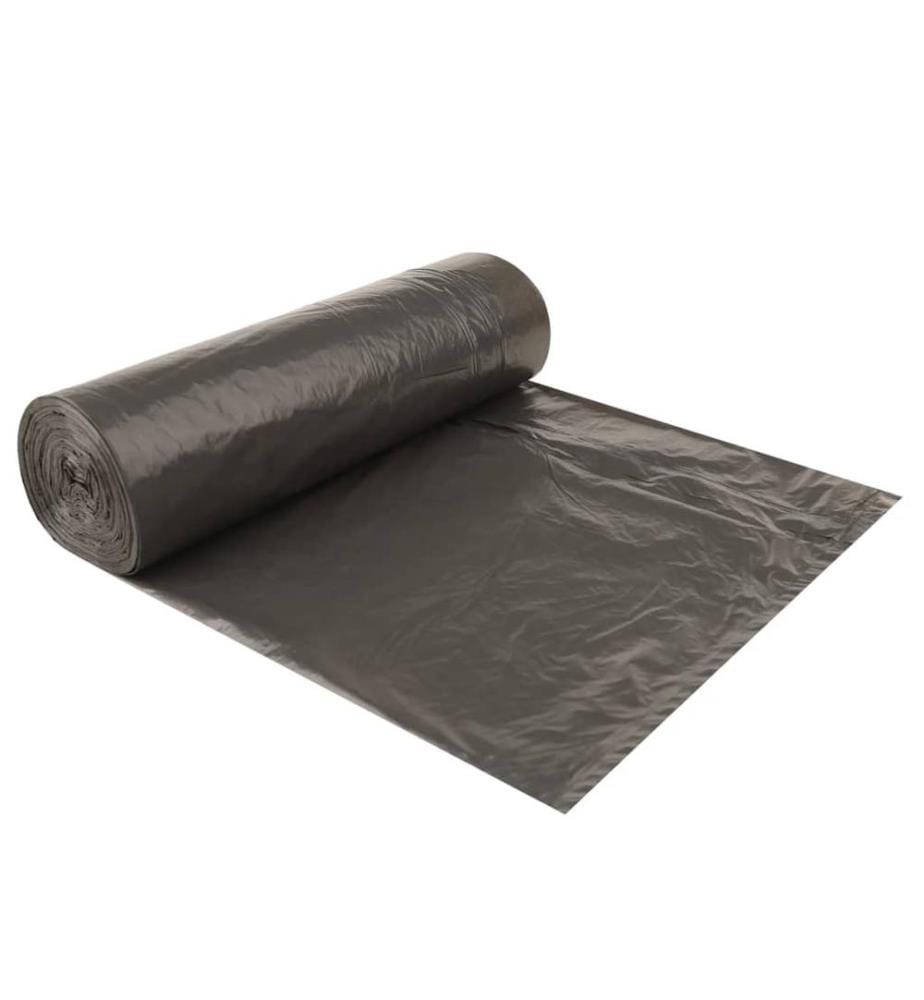 Müllsäcke mit Zugband 250 Stk. Schwarz 60 L