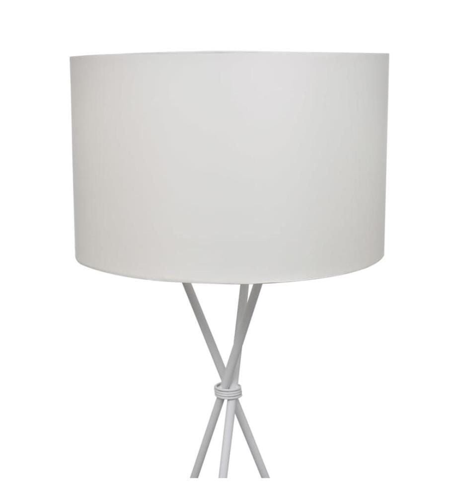 Lampadaire avec support haut Blanc