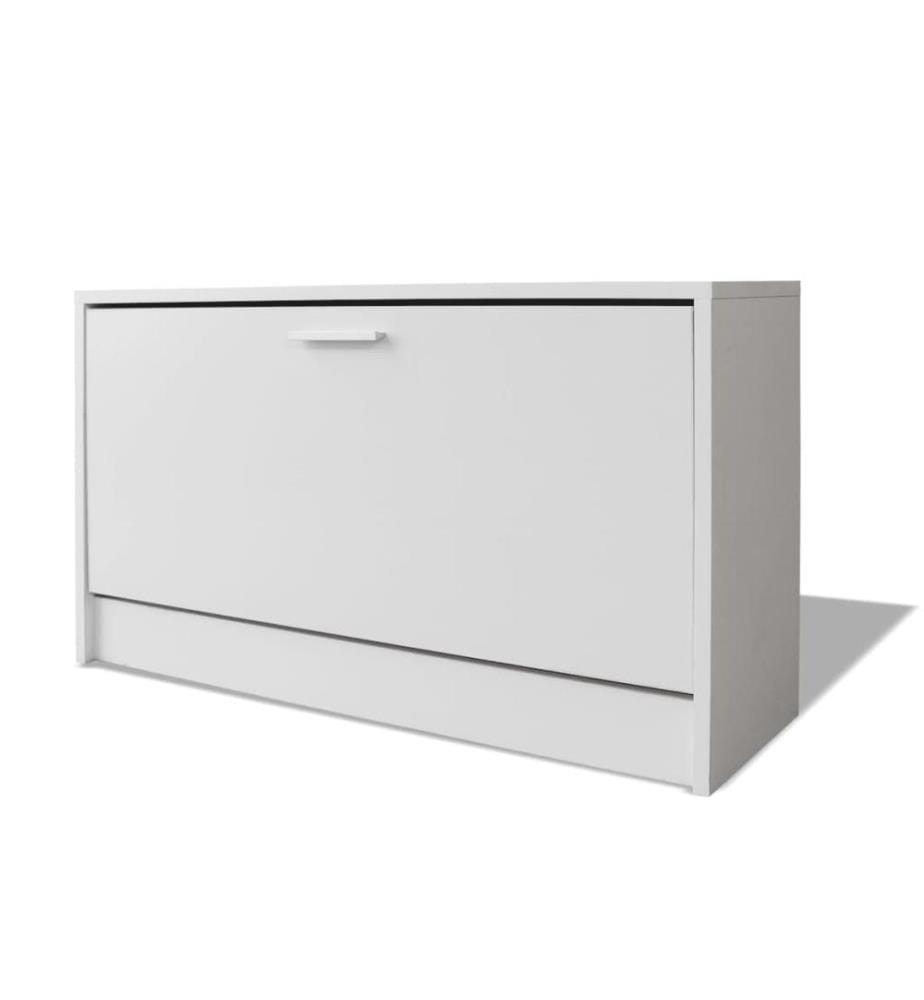 Schuhbank Weiss 80x24x45 cm