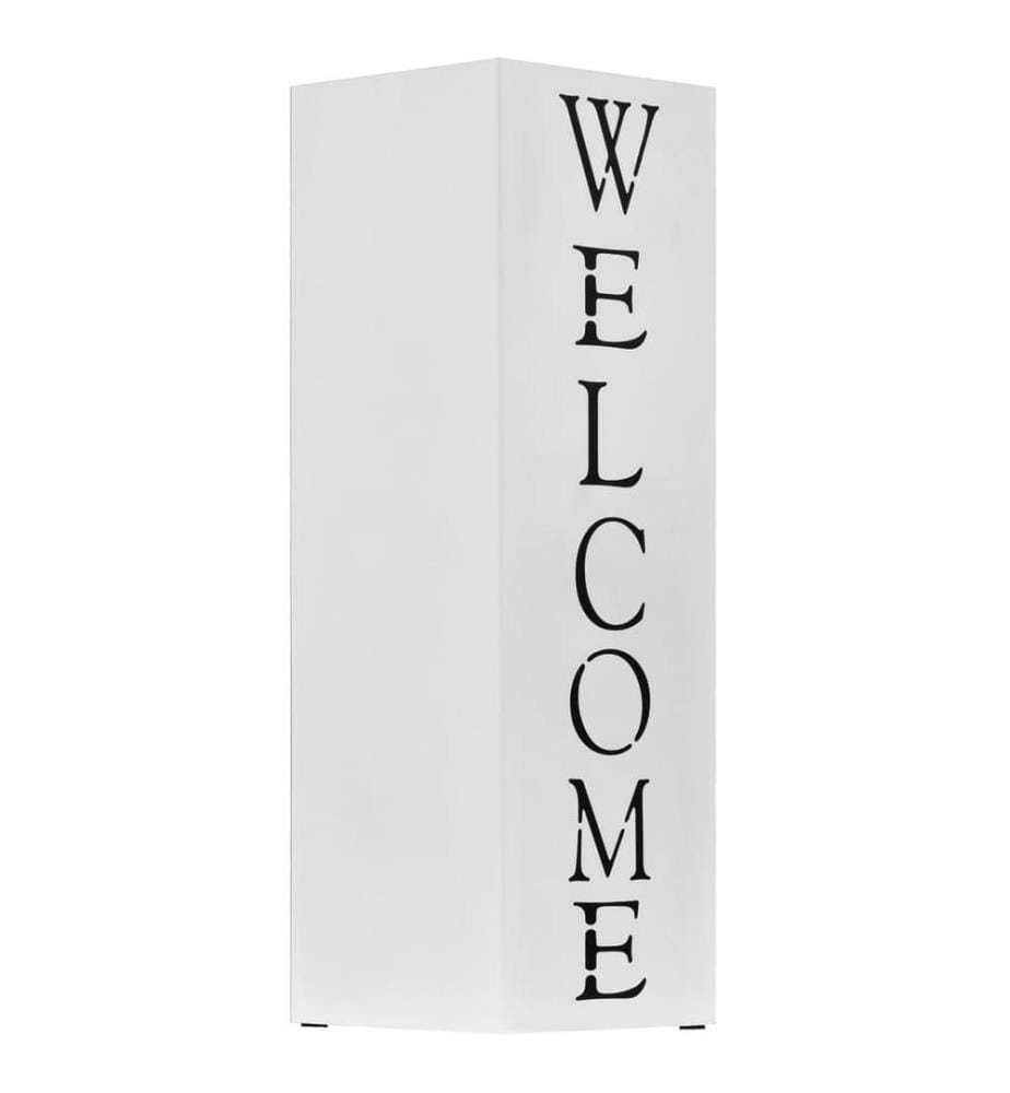 Regenschirmständer Welcome Stahl Weiss