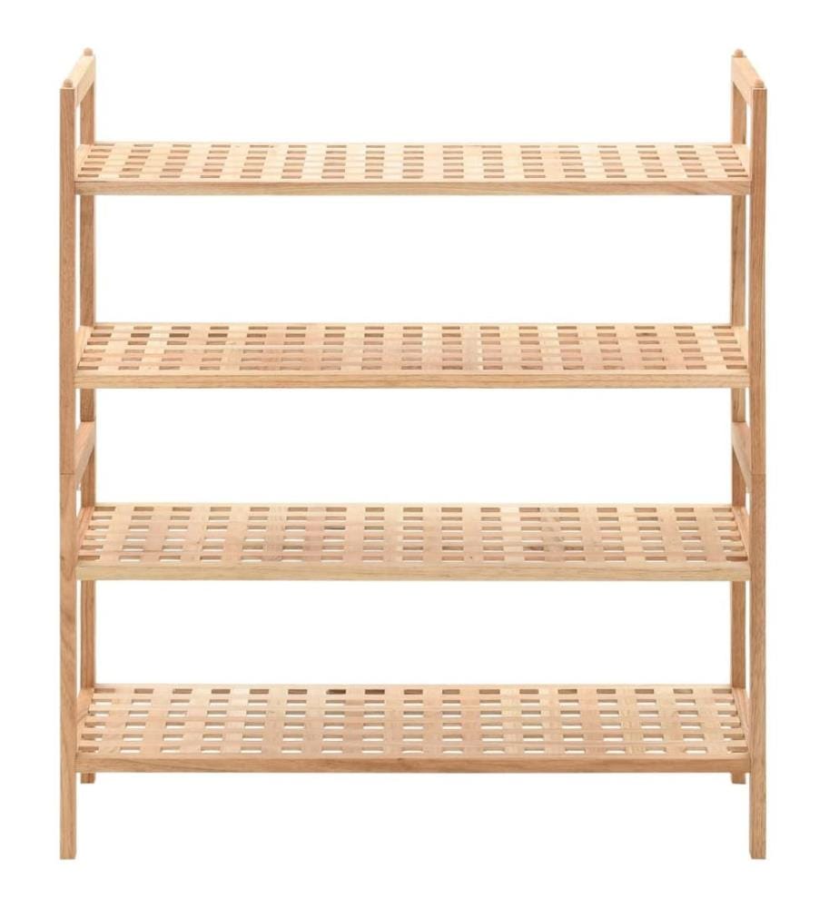 Schuhregal Walnussholz Massiv 69x26x81 cm