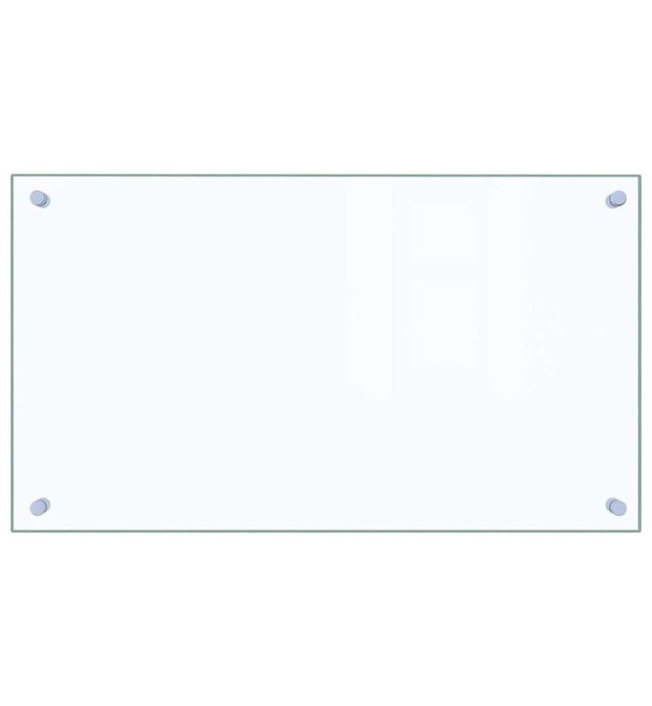 Dosseret de cuisine Transparent 70x40 cm Verre trempé