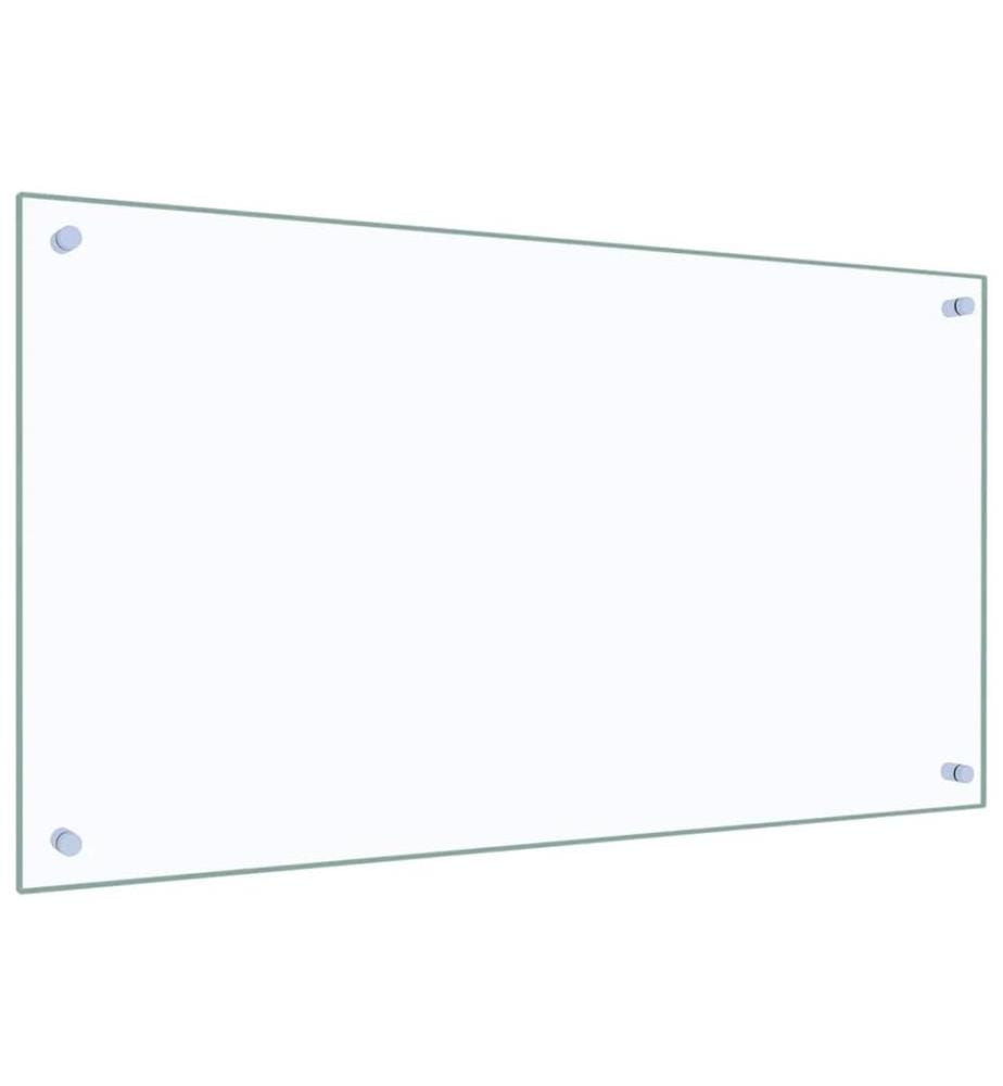 Dosseret de cuisine Transparent 90x50 cm Verre trempé
