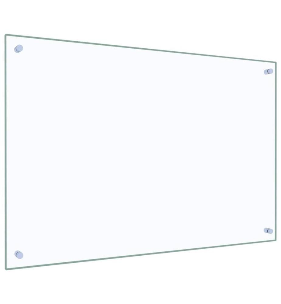 Dosseret de cuisine Transparent 90x60 cm Verre trempé