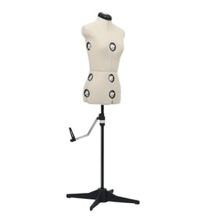 Schneiderpuppe Verstellbar Weiblich Creme S Grösse 33-40