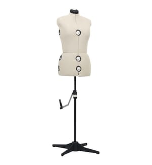 Schneiderpuppe Verstellbar Weiblich Creme M Grösse 40-46
