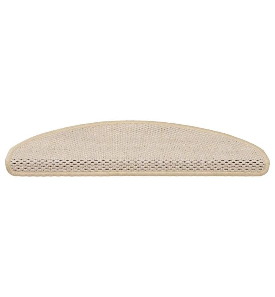 Treppenmatten Selbstklebend Sisal-Look 15 Stk. 65x21x4 Berber