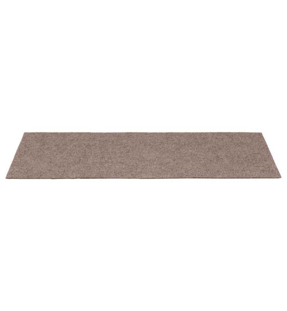 Tapis d'escalier autocollants 15 pièces 60 x 25 cm Marron clair Rectangulaire