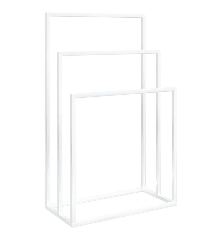 Handtuchständer Weiss 48x24x79 cm Eisen