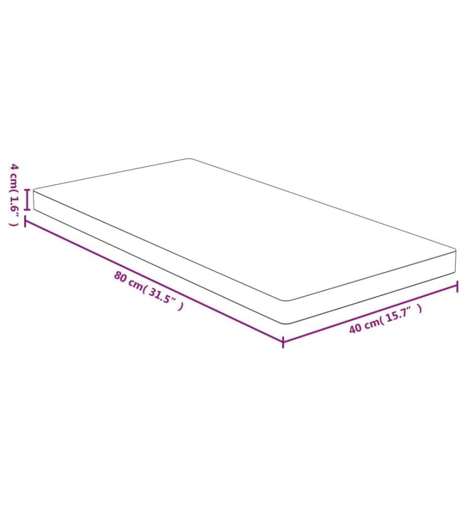 Schneidebrett 80x40x4 cm Bambus