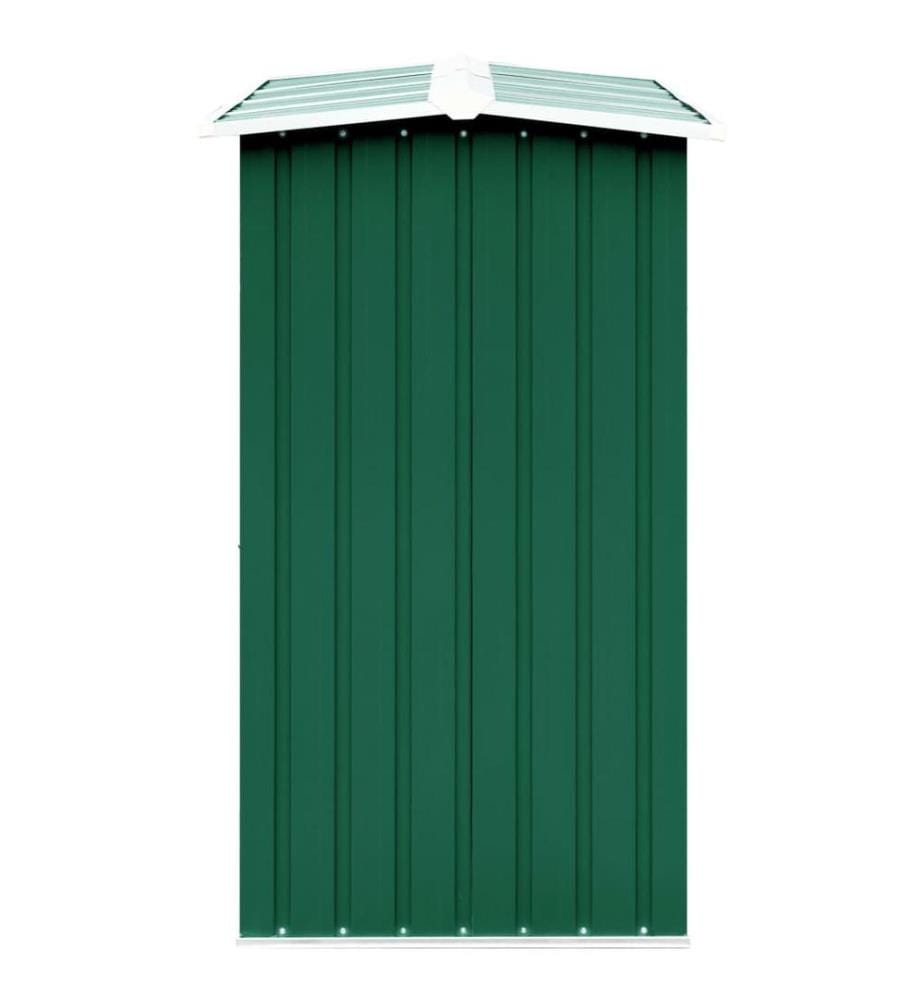 Brennholzlager Verzinkter Stahl 330 x 92 x 153 cm Grün