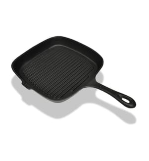 Grillpfanne Gusseisen 24 x 23 cm