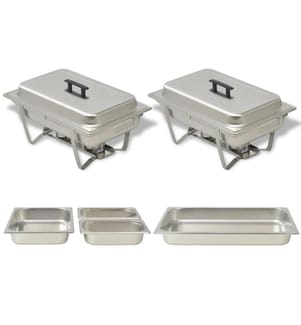 Chafing Dish Set 2-tlg. Edelstahl