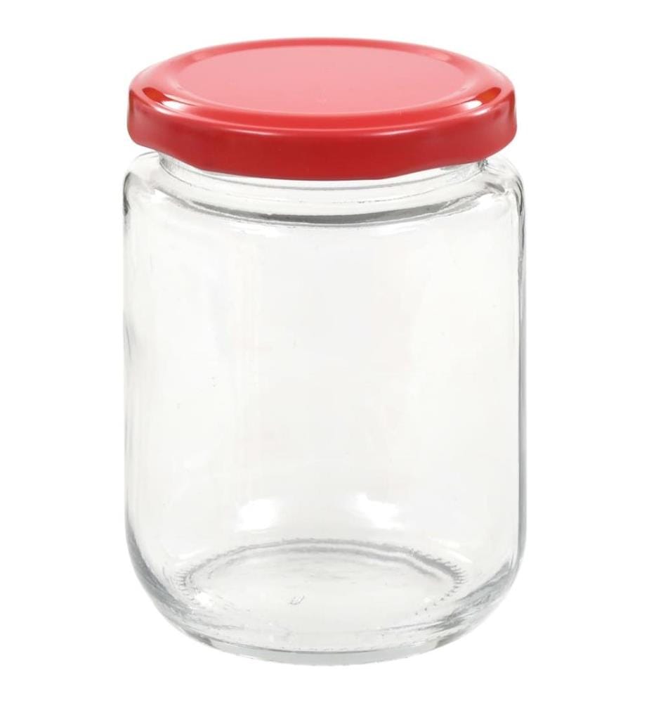 Marmeladengläser mit Rotem Deckel 96 Stk. 230 ml