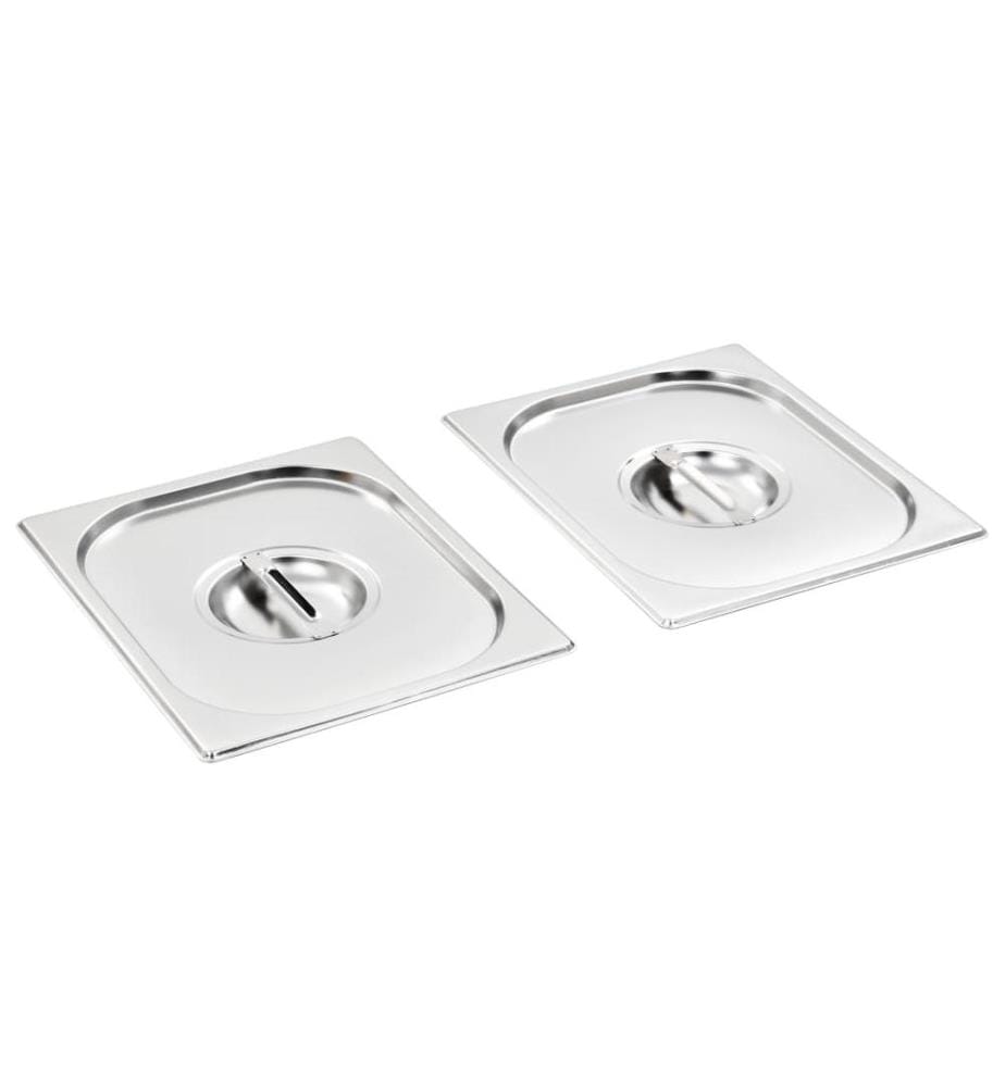 Deckel für GN 1/2 Behälter 2 Stk. Edelstahl