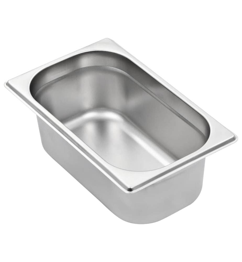 Gastronormbehälter 8 Stk. GN 1/4 100 mm Edelstahl