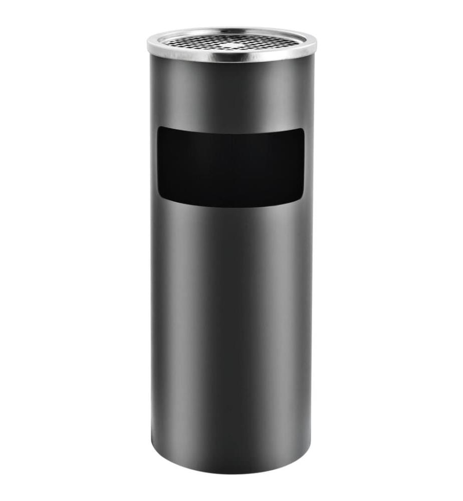 Standaschenbecher 30 L Stahl Grau