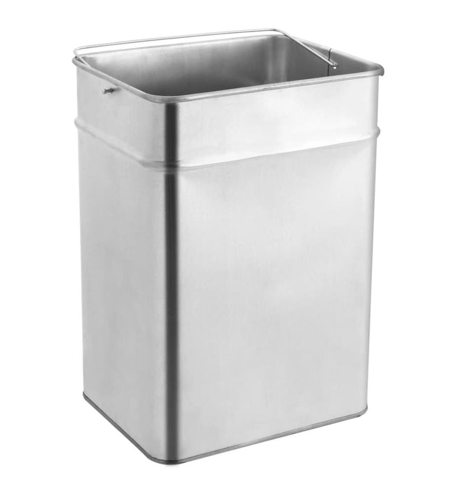 Mülleimer mit Aschenbecher Hotel 45 L Stahl Schwarz