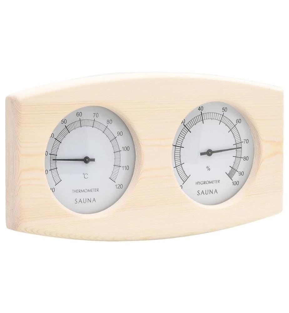 Ensemble 2 en 1 hydrothermographe et minuterie à sable de sauna