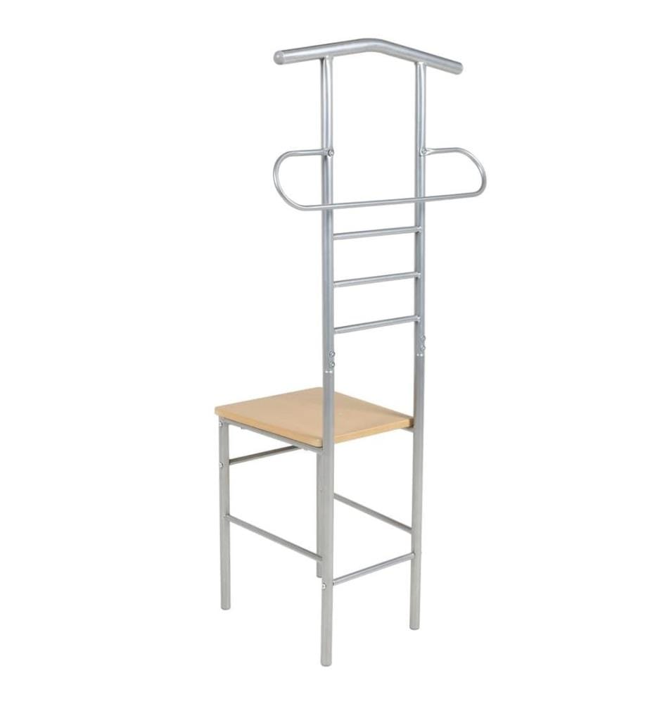 Chaise valet de nuit lot de 2 métal