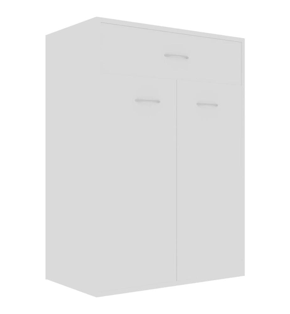Schuhschrank Weiss 60×35×84 cm Holzwerkstoff