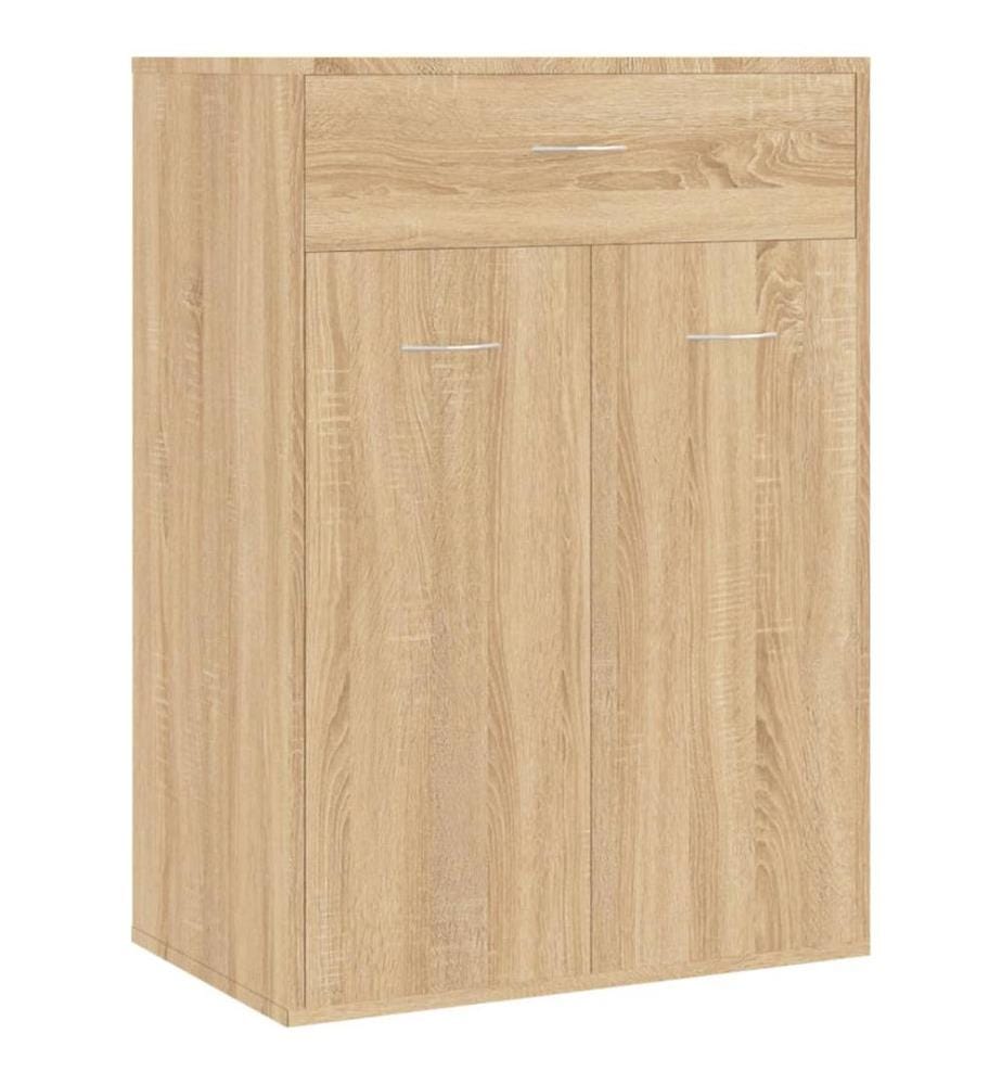 Schuhschrank Sonoma-Eiche 60x35x84 cm Holzwerkstoff