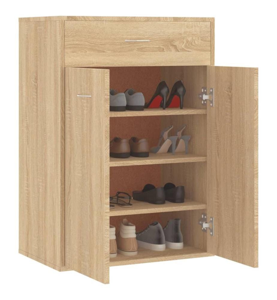 Schuhschrank Sonoma-Eiche 60x35x84 cm Holzwerkstoff