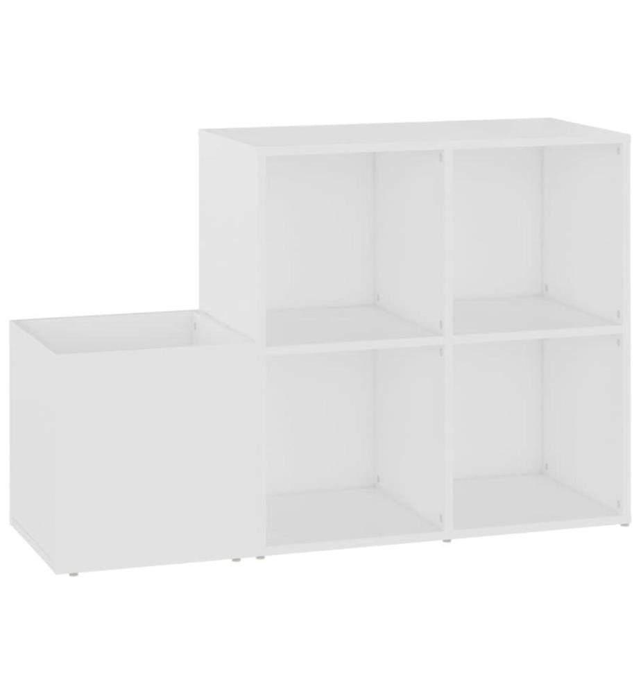 Flur-Schuhschrank Weiss 105x35,5x70 cm Holzwerkstoff