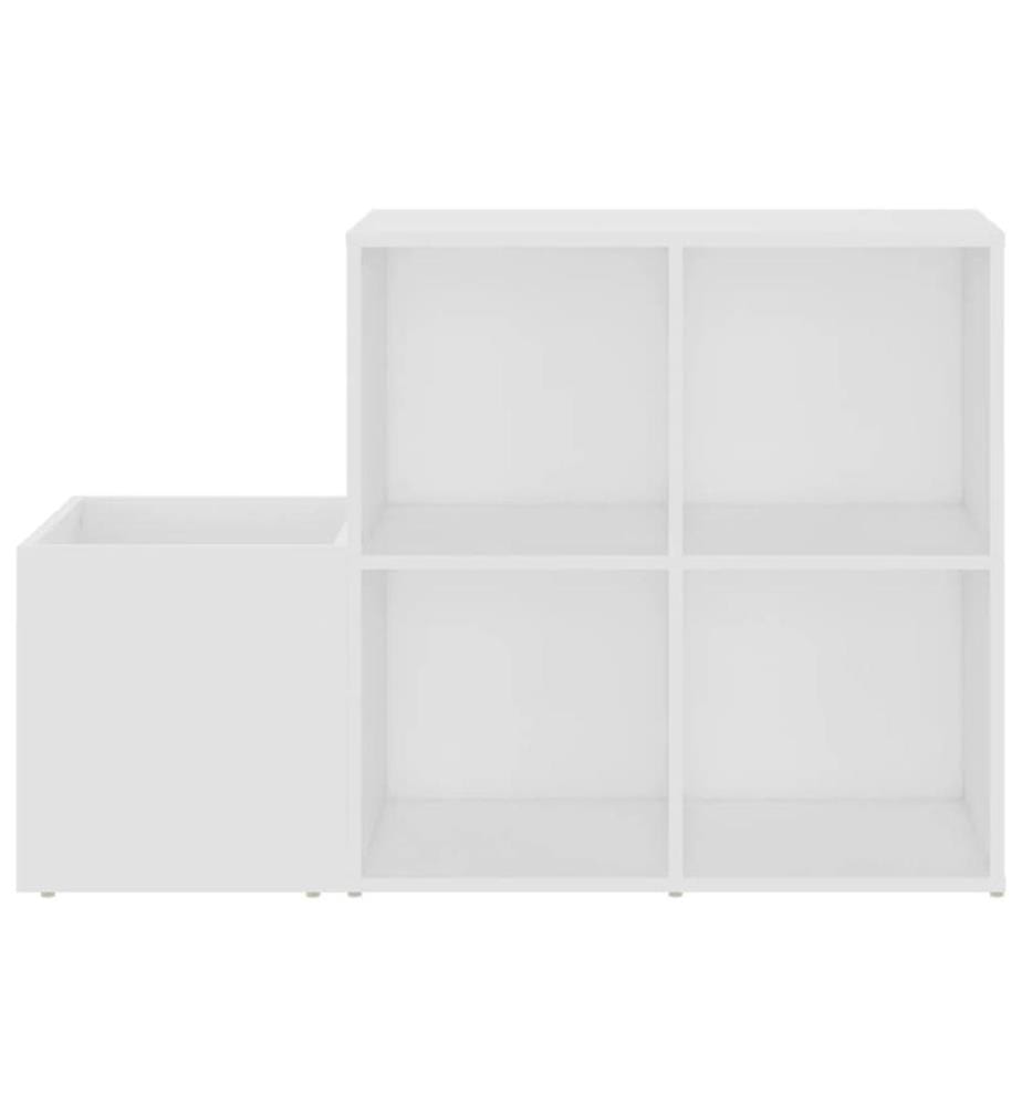 Flur-Schuhschrank Weiss 105x35,5x70 cm Holzwerkstoff