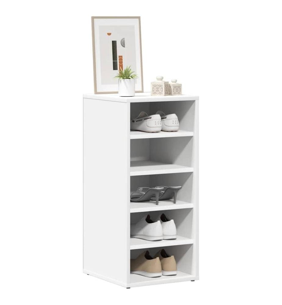 Schuhschränke 2 Stk. Weiss 31,5x35x70 cm Holzwerkstoff