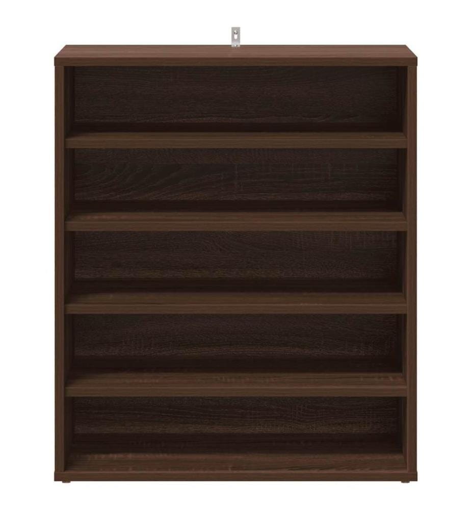 Schuhschrank Braun Eichen-Optik 60x35x70 cm Holzwerkstoff