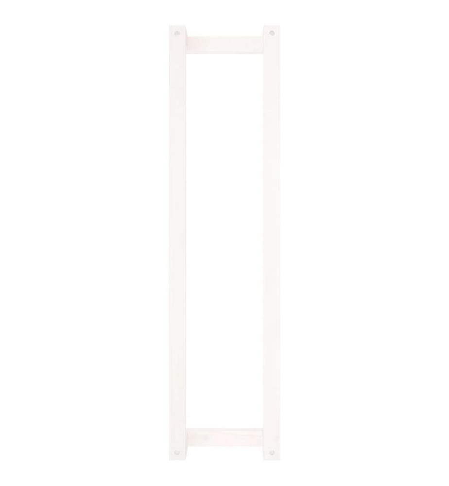 Handtuchhalter Weiss 23x18x90 cm Massivholz Kiefer