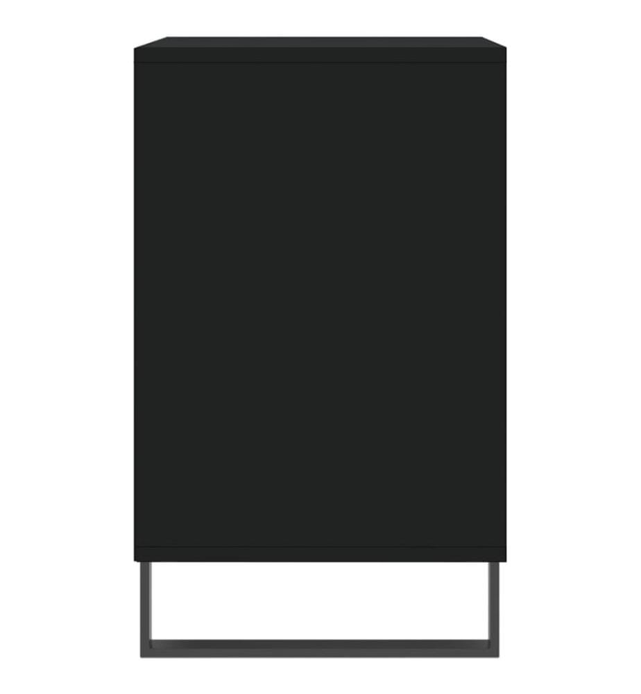 Schuhregal Schwarz 102x36x60 cm Holzwerkstoff