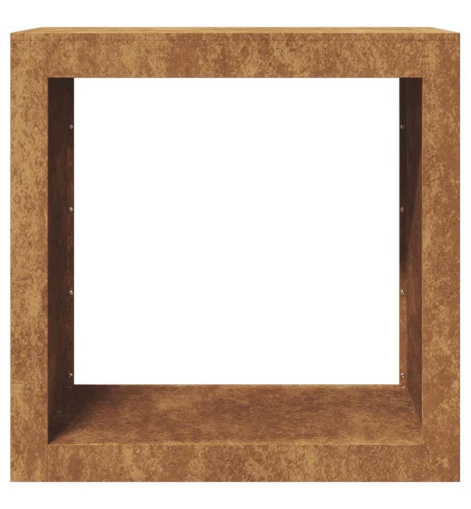 Brennholzregal 60x40x60 cm Wetterfester Stahl