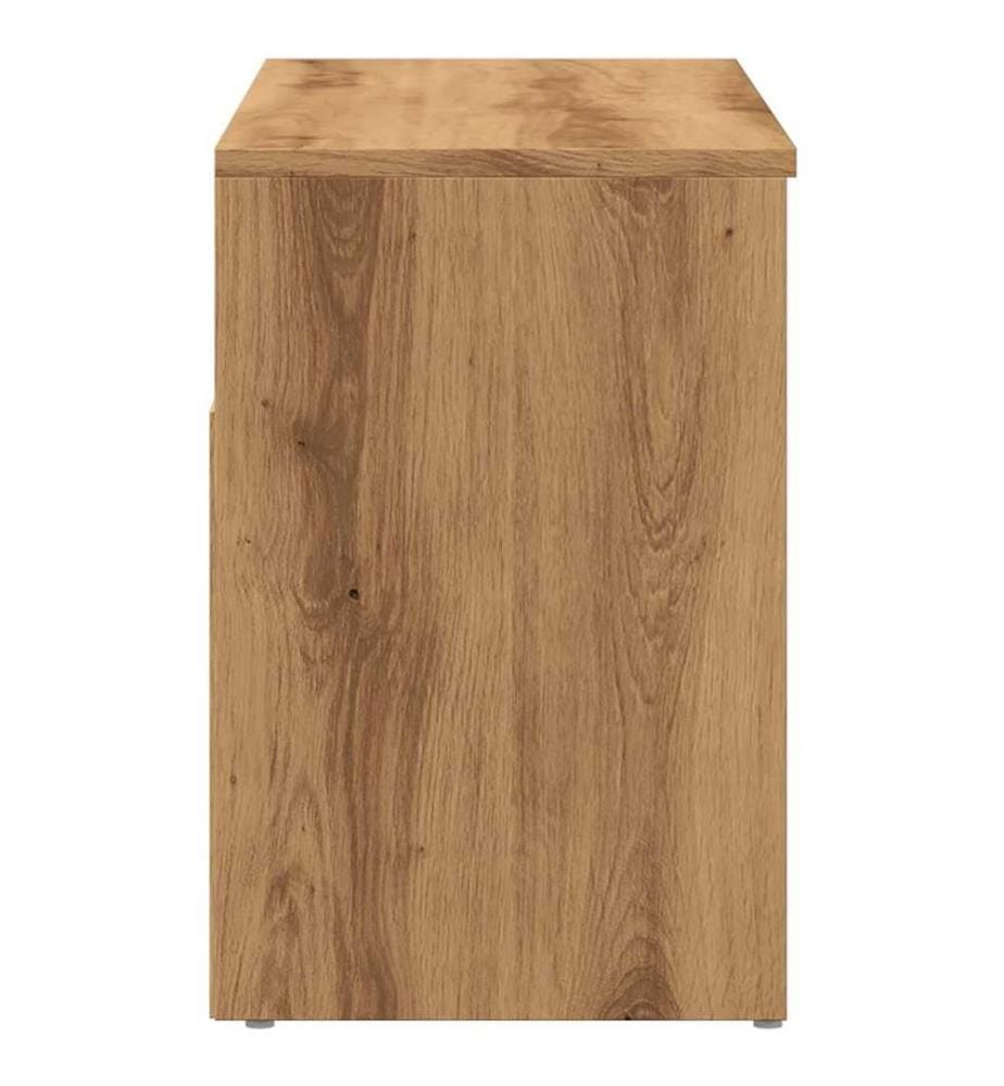 Schuhbank Artisan-Eiche 80x30x45 cm Holzwerkstoff