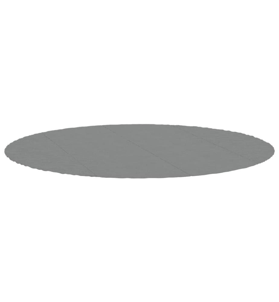 Pool-Bodentuch Hellgrau Ø458 cm Polyester Geotextil