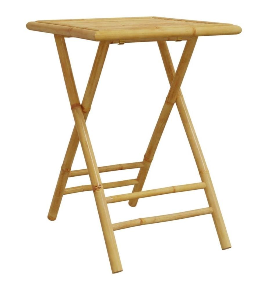 3-tlg. Bistro-Set Bambus