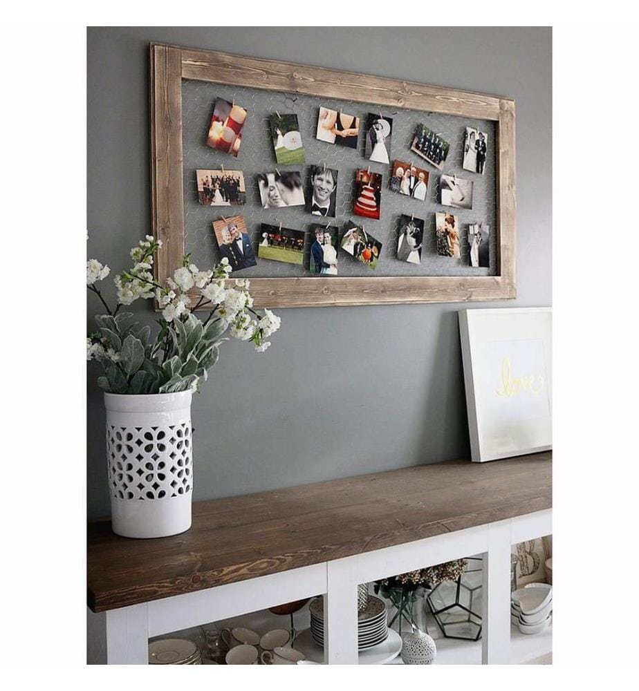 Fotohalter aus Holz - Braun