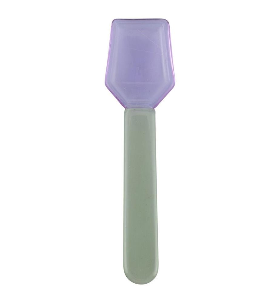 Teelöffel aus Glas 4er-Set Borosilikat farbig - Multicolor