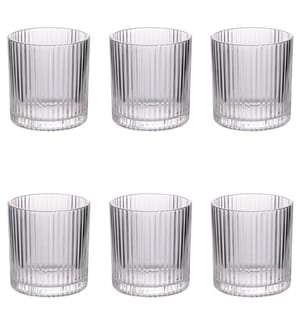 6er-Set zylindrische Wassergläser, 340 ml