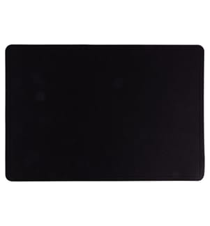 Lot de 6 sets de table Horeca 30 x 44 cm, en cuir noir