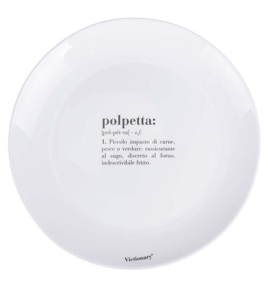 6er-Set Victionary Essteller D27 cm Fleischbällchen - Weiss
