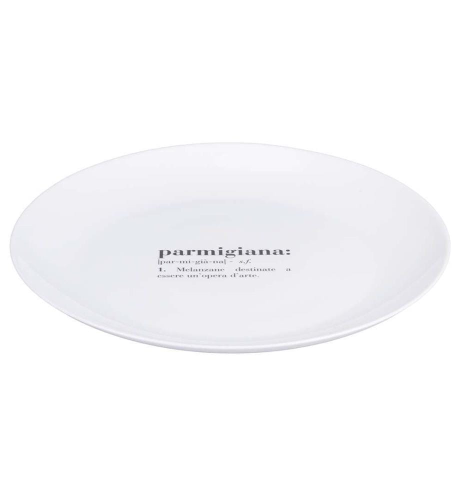 Set of 6 Victionary Round Dinner Plate D27 cm Parmigiana - White