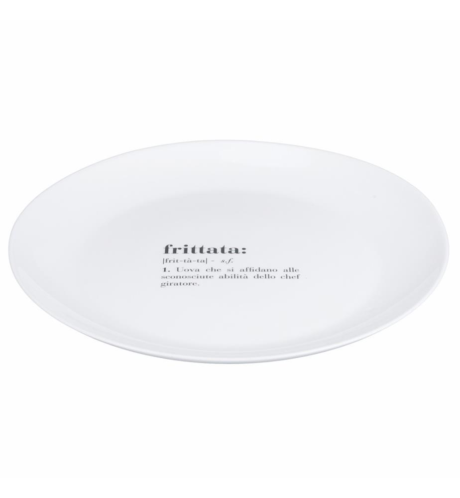 6er-Set „Victionary“ runde Essteller, Durchmesser 27 cm, Omelette