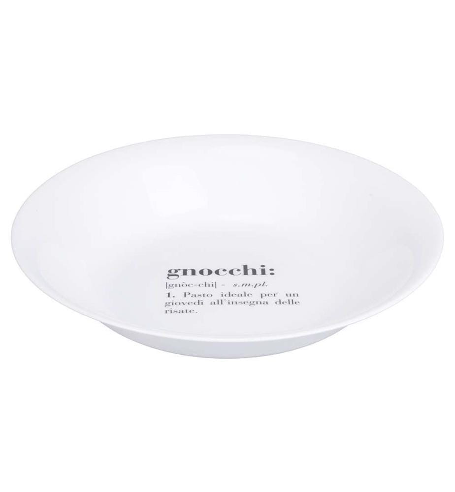 Satz von 6 Victionary Suppenteller Opal Runde D22 cm Gnocchi - Weiss