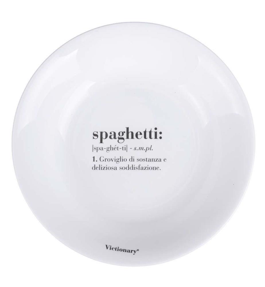 Set de 6 assiettes creuses Victionary Opal Round D22 cm Spaghet - Blanc