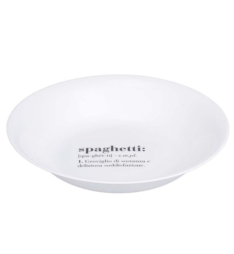 Set de 6 assiettes creuses Victionary Opal Round D22 cm Spaghet - Blanc
