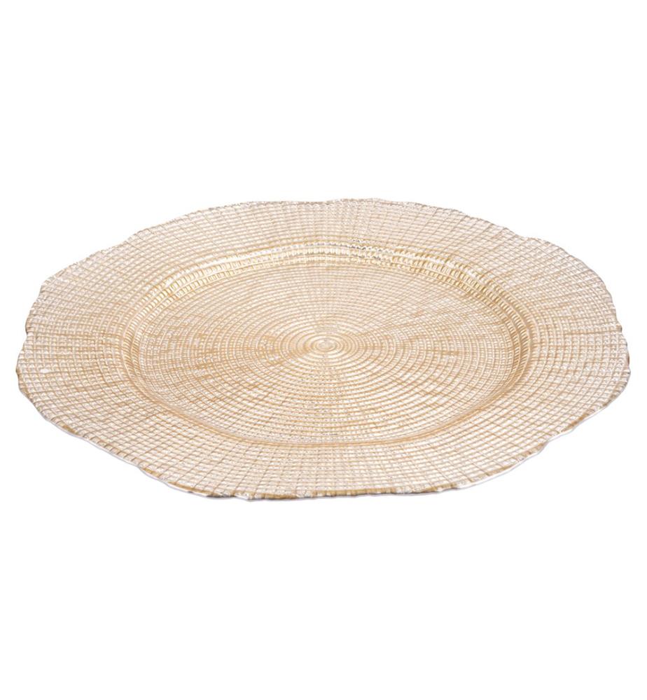 Glasuntersetzer - Beige