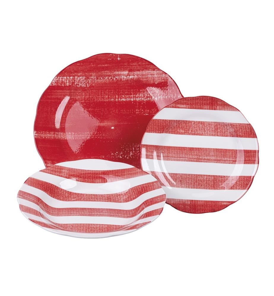 18-piece dinner service - Versilia / Multicolor